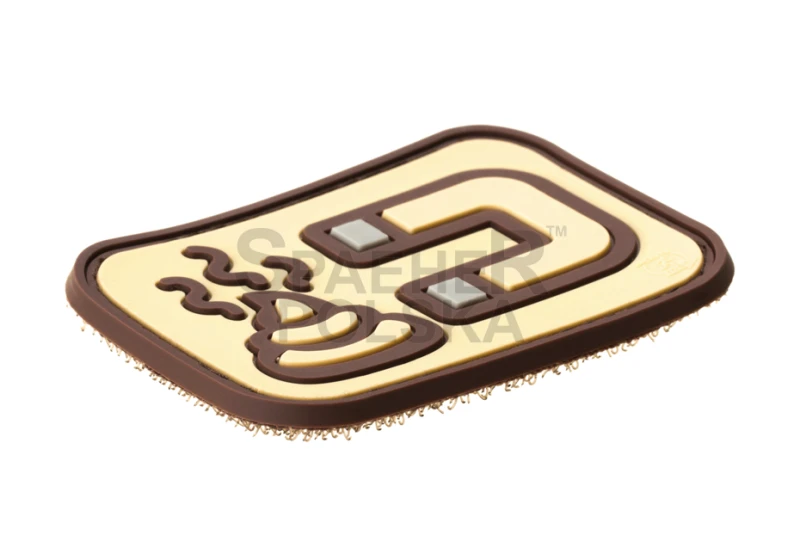 naszywka gumowa patch na rzep naszywka 3d shit magnet