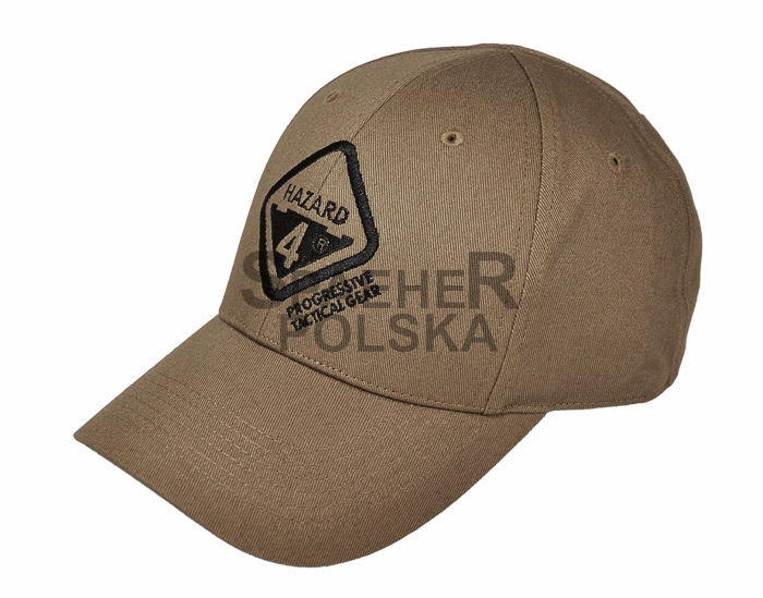 czapka z daszkiem hazard 4 logo tactical base cap coyote