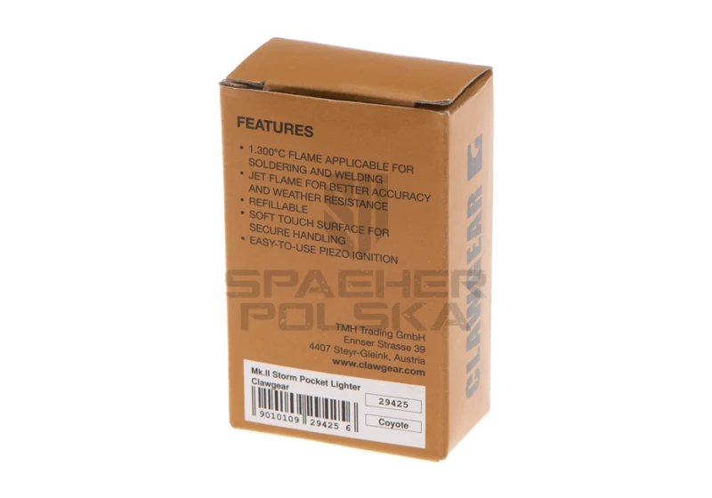zapalniczka mk. II storm pocket lighter clawgear coyote