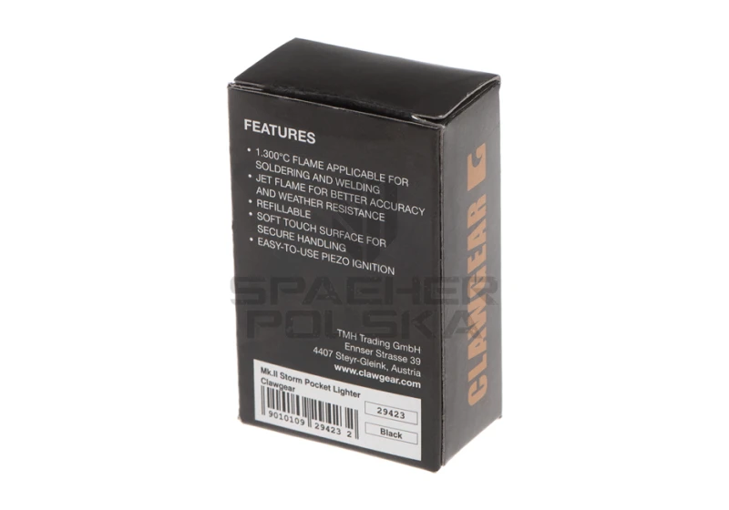 zapalniczka mk. II storm pocket lighter clawgear czarna