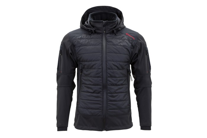 softshell carinthia z kapturem g-loft isg 2.0 black czarny