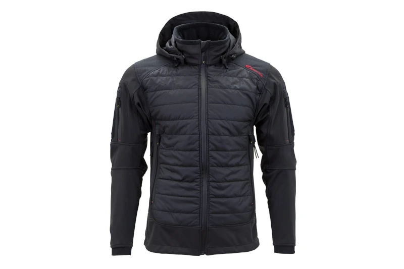 softshell carinthia z kapturem g-loft isg 2.0 black czarny