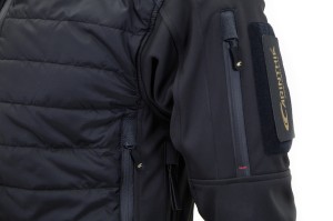 softshell carinthia z kapturem g-loft isg 2.0 black czarny