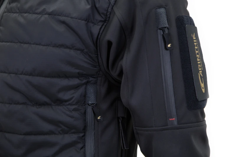 softshell carinthia z kapturem g-loft isg 2.0 black czarny