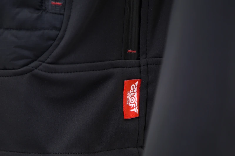 softshell carinthia z kapturem g-loft isg 2.0 black czarny