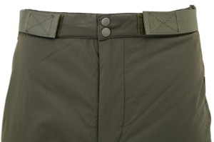 wiatroszczelne spodnie carinthia g-loft windbreaker olive