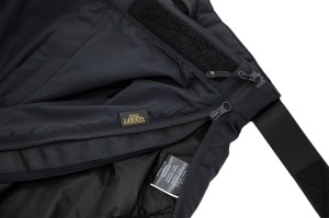 wiatroszczelne spodnie carinthia g-loft windbreaker black czarne