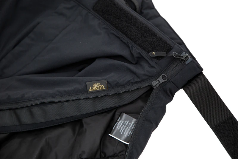 wiatroszczelne spodnie carinthia g-loft windbreaker black czarne