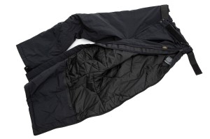 wiatroszczelne spodnie carinthia g-loft windbreaker black czarne