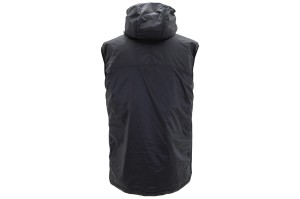 męska kamizelka z kapturem carinthia g-loft tlg black czarna