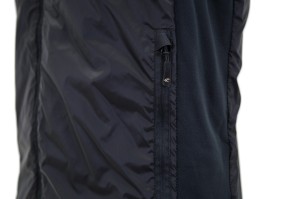 męska kamizelka z kapturem carinthia g-loft tlg black czarna