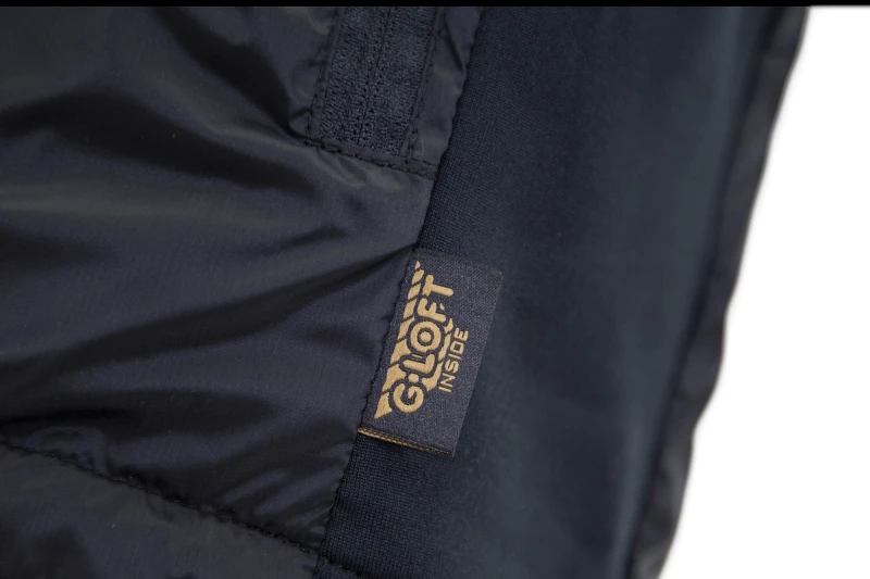 męska kamizelka z kapturem carinthia g-loft tlg black czarna