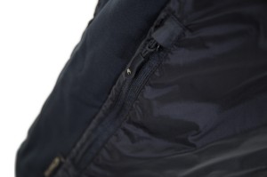 męska kamizelka z kapturem carinthia g-loft tlg black czarna