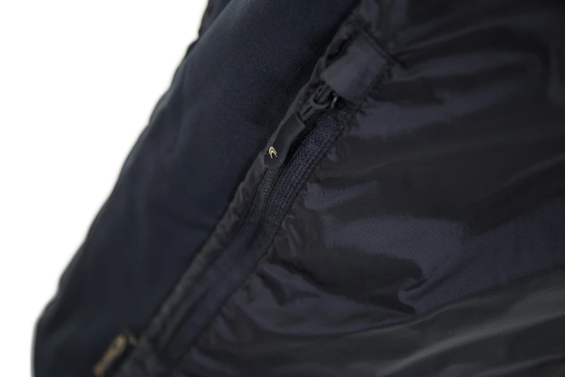 męska kamizelka z kapturem carinthia g-loft tlg black czarna