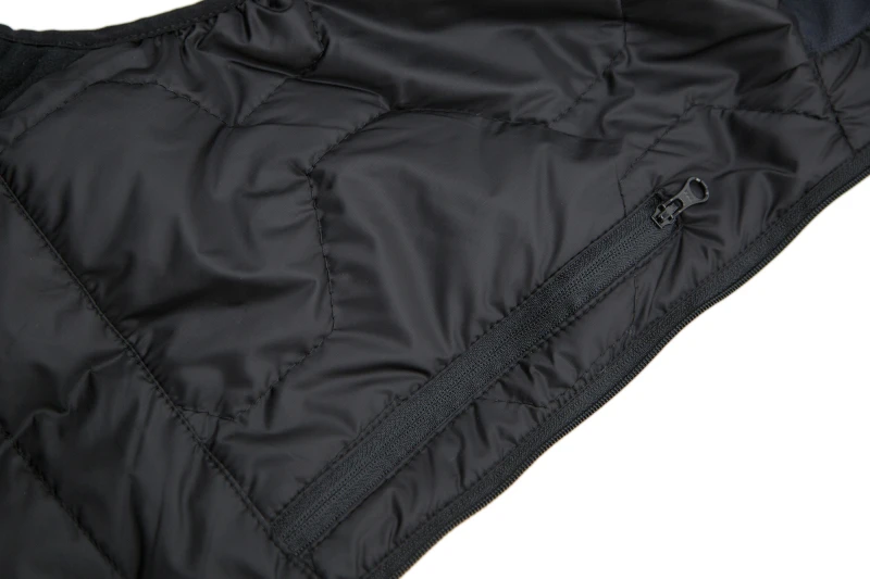 męska kamizelka z kapturem carinthia g-loft tlg black czarna