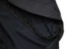 męska kamizelka z kapturem carinthia g-loft tlg black czarna