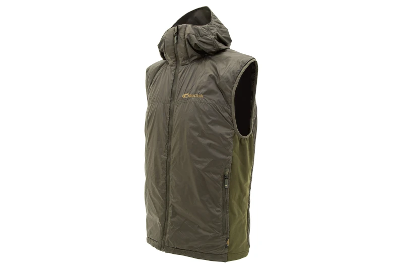 męska kamizelka z kapturem carinthia g-loft tlg olive
