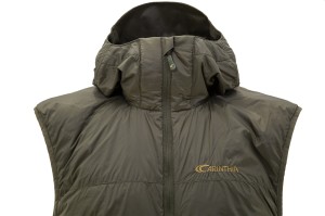 męska kamizelka z kapturem carinthia g-loft tlg olive