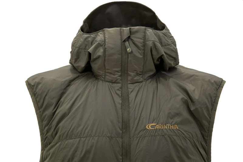 męska kamizelka z kapturem carinthia g-loft tlg olive