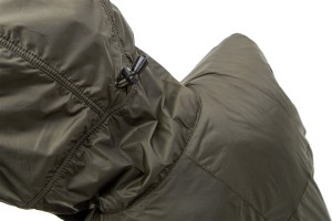 męska kamizelka z kapturem carinthia g-loft tlg olive