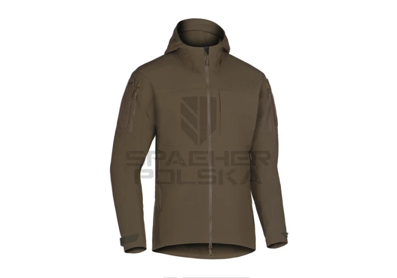 softshell bluza rapax hoody z kapturem clawgear