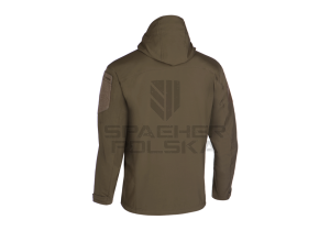 softshell bluza rapax hoody z kapturem clawgear