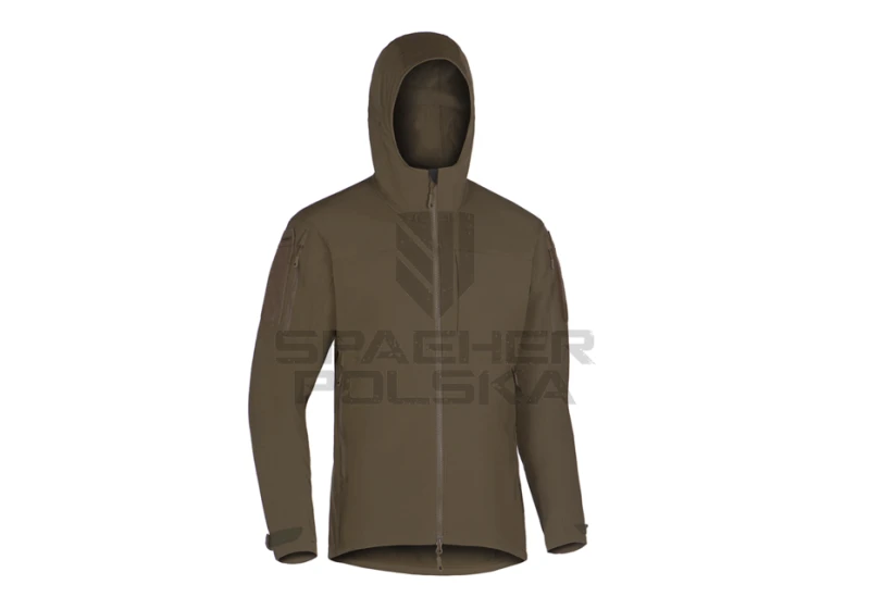 softshell bluza rapax hoody z kapturem clawgear