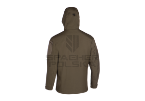 softshell bluza rapax hoody z kapturem clawgear