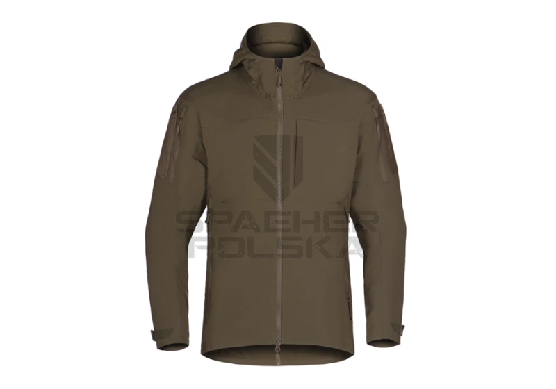 softshell bluza rapax hoody z kapturem clawgear