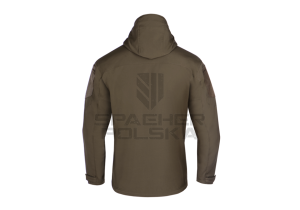 softshell bluza rapax hoody z kapturem clawgear