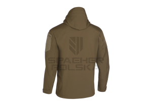 softshell bluza rapax hoody z kapturem clawgear