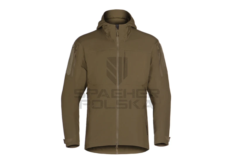 softshell bluza rapax hoody z kapturem clawgear