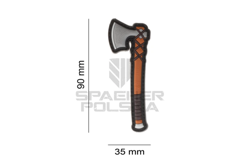 naszywka 3d na rzep Viking Northmen Axe