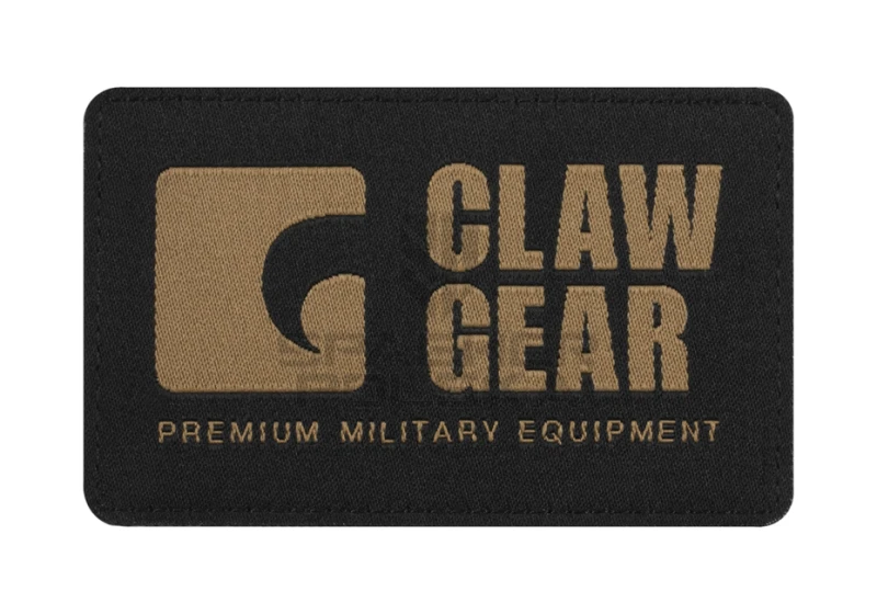naszywka pozioma na rzep patch clawgear czarna
