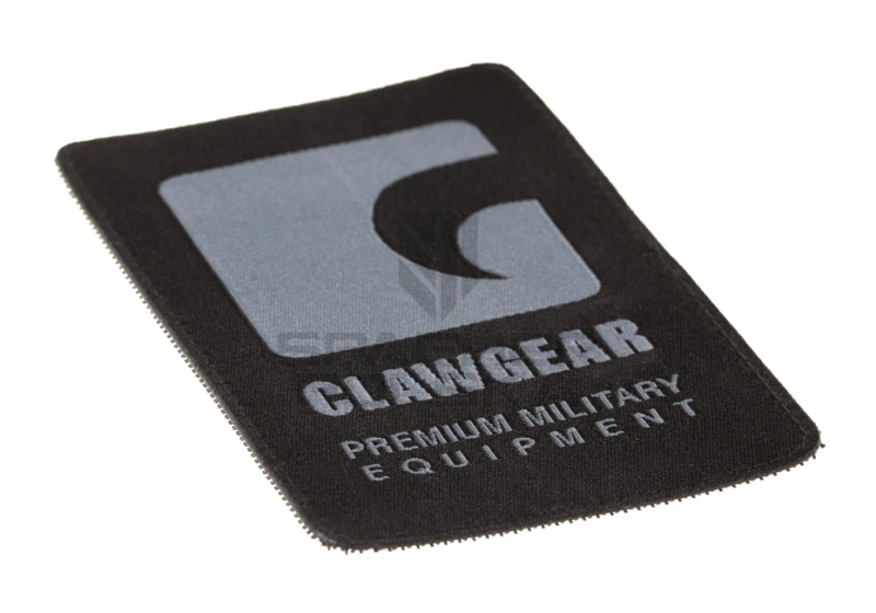 naszywka pionowa na rzep patch clawgear szara solid rock
