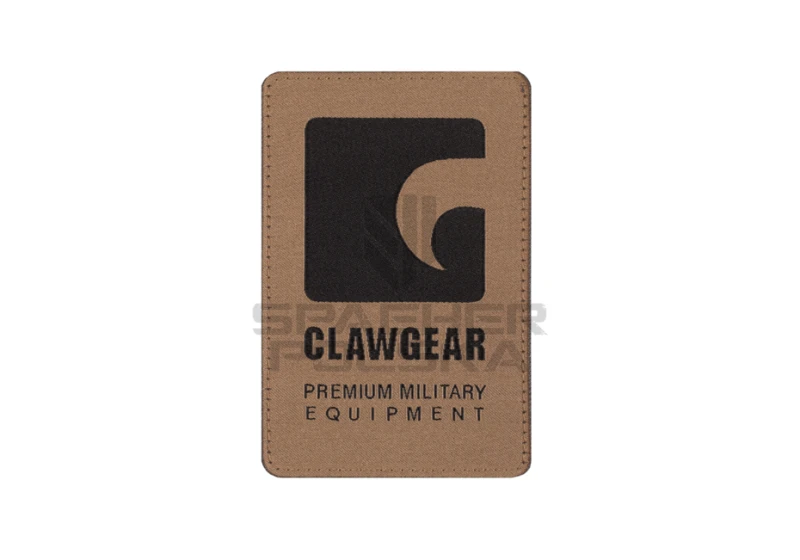 naszywka pionowa na rzep patch clawgear coyote