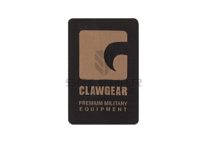 naszywka pionowa na rzep patch clawgear czarna