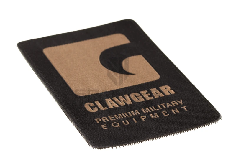 naszywka pionowa na rzep patch clawgear czarna