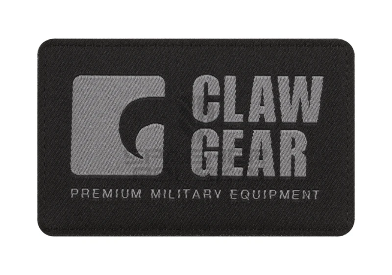 naszywka pozioma na rzep patch clawgear solid rock szara