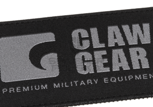 naszywka pozioma na rzep patch clawgear solid rock szara