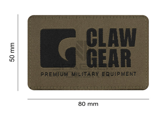 naszywka pozioma na rzep patch clawgear ral7013