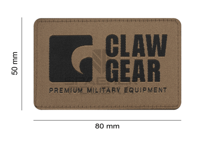 naszywka pozioma na rzep patch clawgear coyote