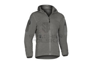 bluza z kapturem polar aviceda mk. II fleece hoody clawgear solid rock szara