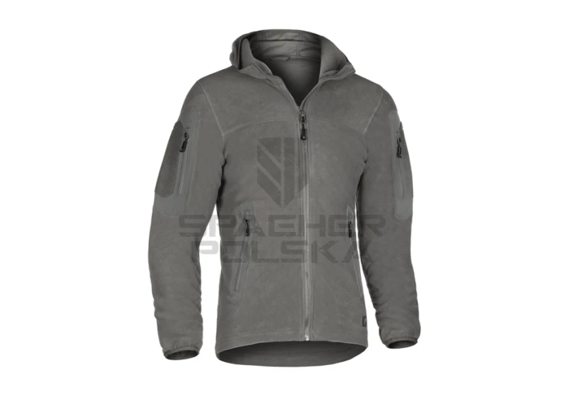 bluza z kapturem polar aviceda mk. II fleece hoody clawgear solid rock szara
