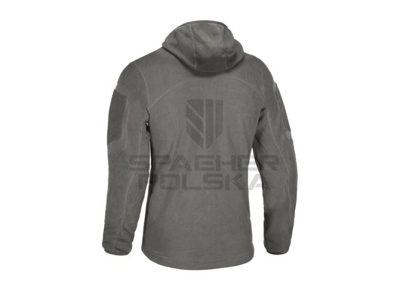bluza z kapturem polar aviceda mk. II fleece hoody clawgear solid rock szara