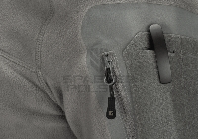 bluza z kapturem polar aviceda mk. II fleece hoody clawgear solid rock szara