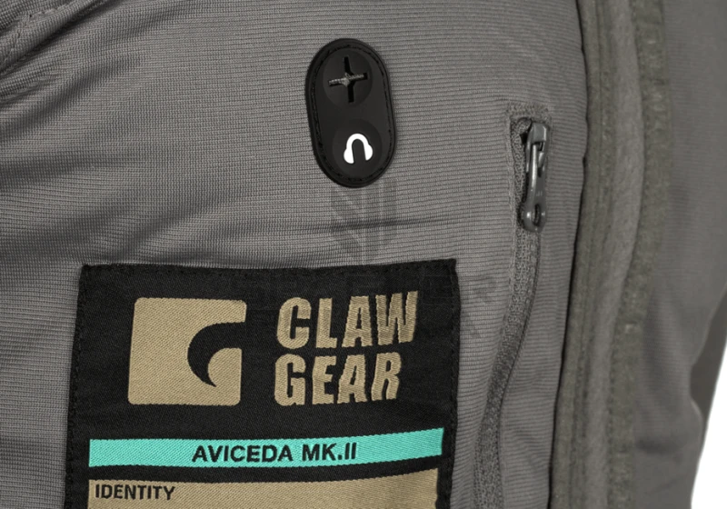 bluza z kapturem polar aviceda mk. II fleece hoody clawgear solid rock szara