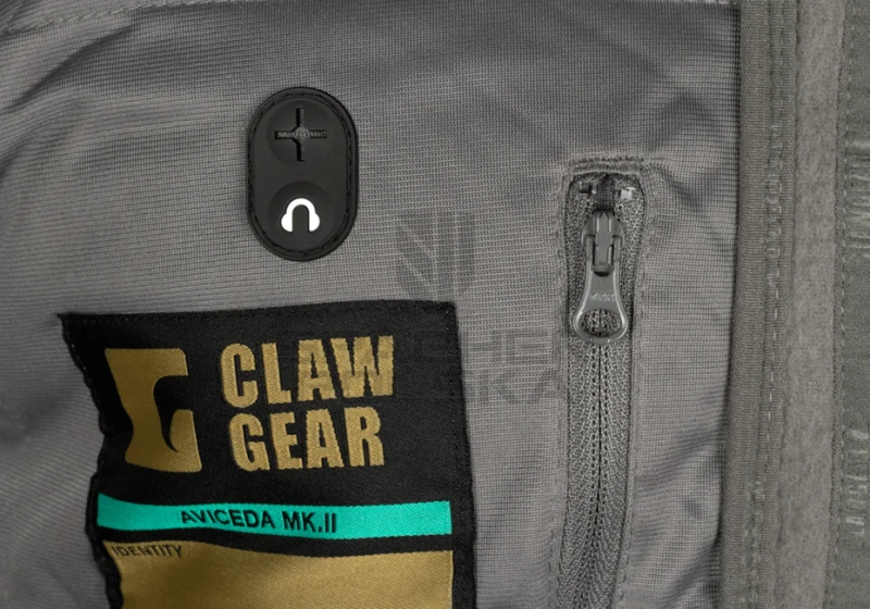 bluza bez kaptura polar aviceda mk. II fleece jacket clawgear solid rock szara