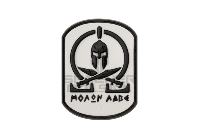 naszywka gumowa patch na rzep naszywka 3d molon labe