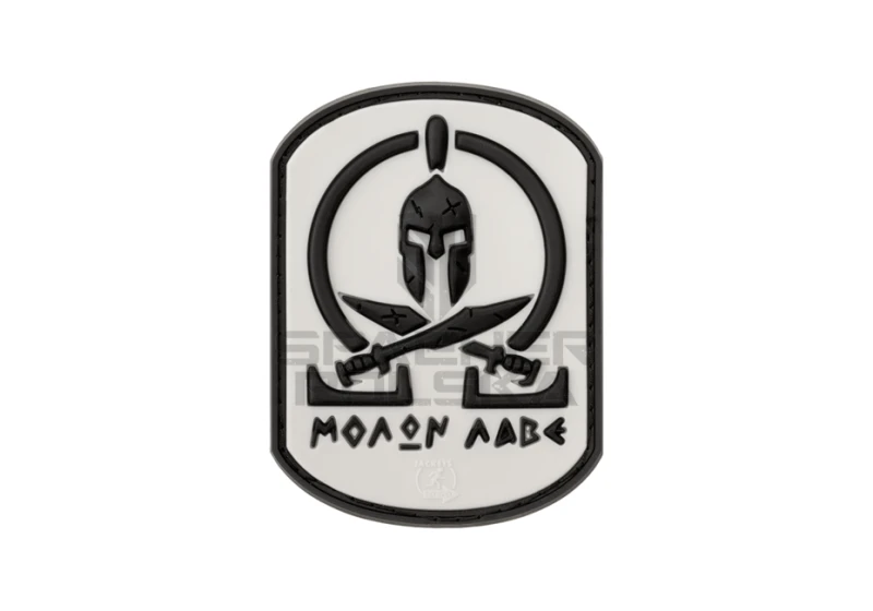 naszywka gumowa patch na rzep naszywka 3d molon labe
